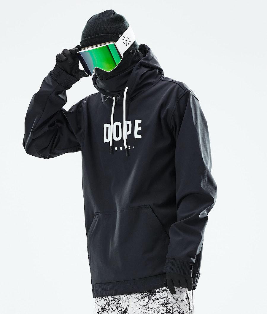 Men\'s Dope Yeti 2021 Snowboard Jacket Capital Black  USA |  IWQLH-1645