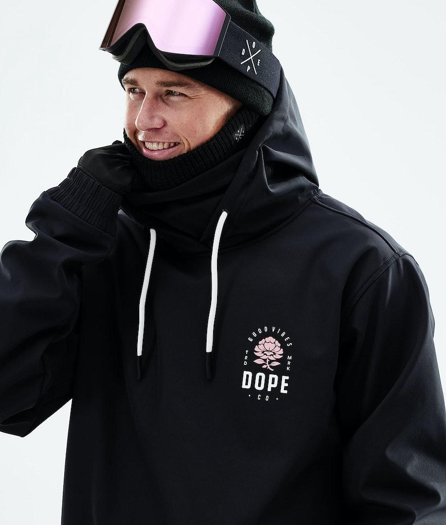 Men's Dope Yeti 2021 Snowboard Jacket Rose Black  USA |  WLGVM-5263