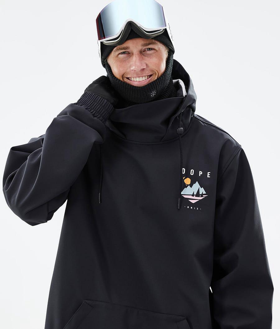 Men's Dope Yeti Pine Ski Jacket Black  USA |  PGOWF-6598