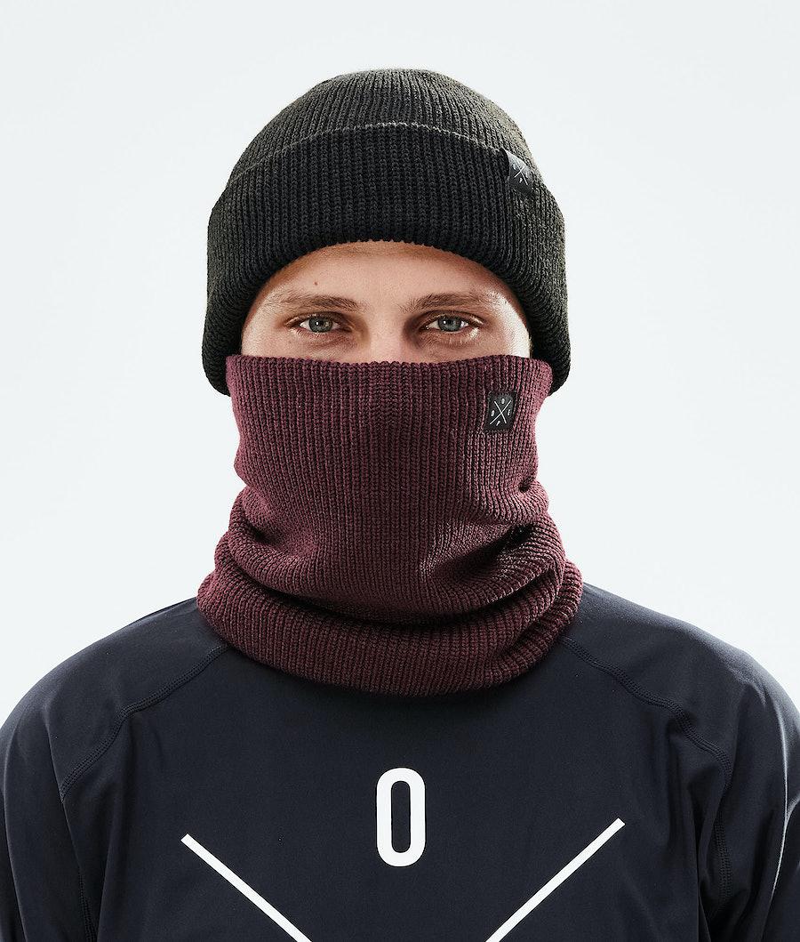 Women's Dope 2X-UP Knitted Facemask Burgundy  USA |  CREDX-7185