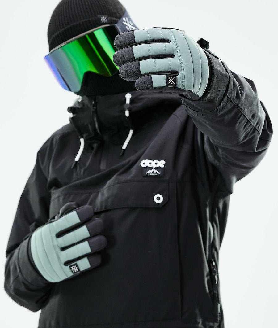 Women's Dope Ace 2021 Ski Gloves Faded Green  USA |  ADOGQ-7930