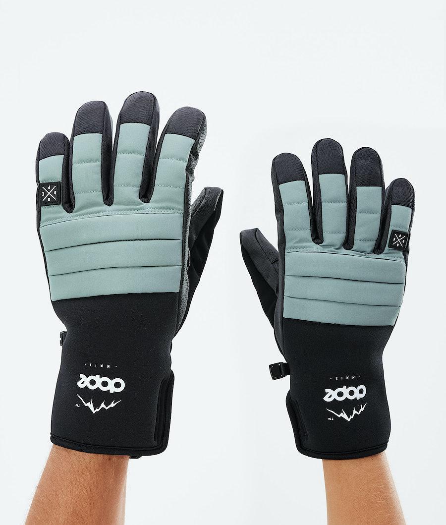 Women\'s Dope Ace 2021 Ski Gloves Faded Green  USA |  ADOGQ-7930