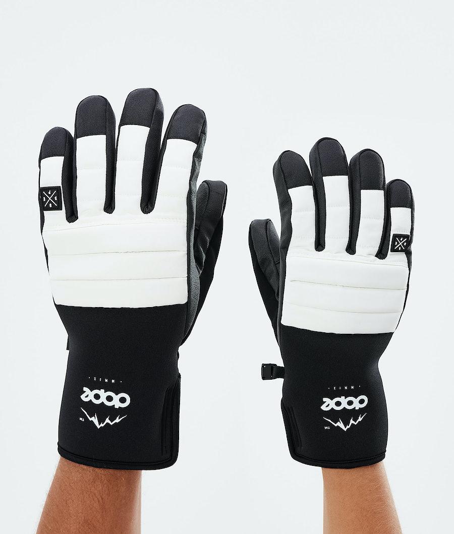 Women\'s Dope Ace 2021 Ski Gloves White  USA |  SNYAW-8953