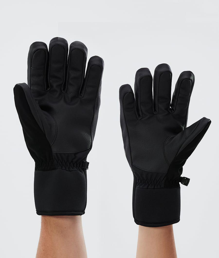 Women's Dope Ace Ski Gloves Black  USA |  UYPAD-2687