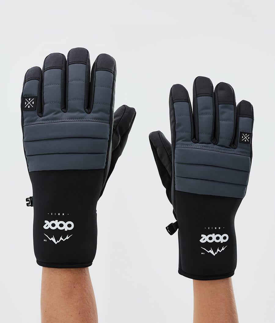 Women\'s Dope Ace Ski Gloves Metal Blue  USA |  QWLGI-6715