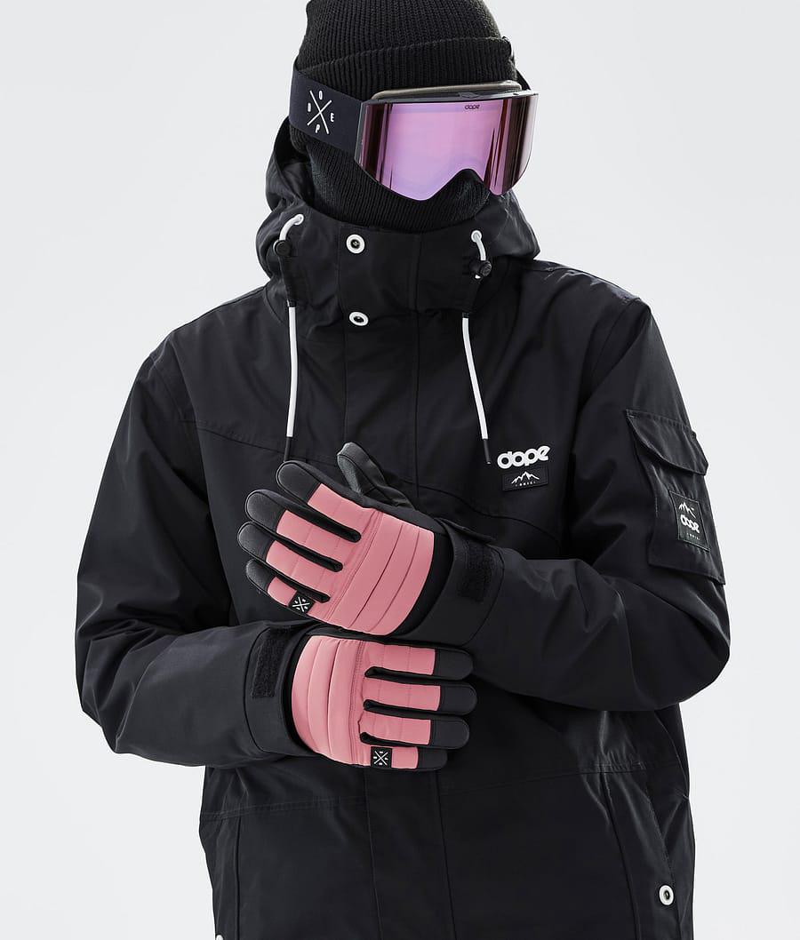 Women's Dope Ace Ski Gloves Pink  USA |  SUGZA-0941