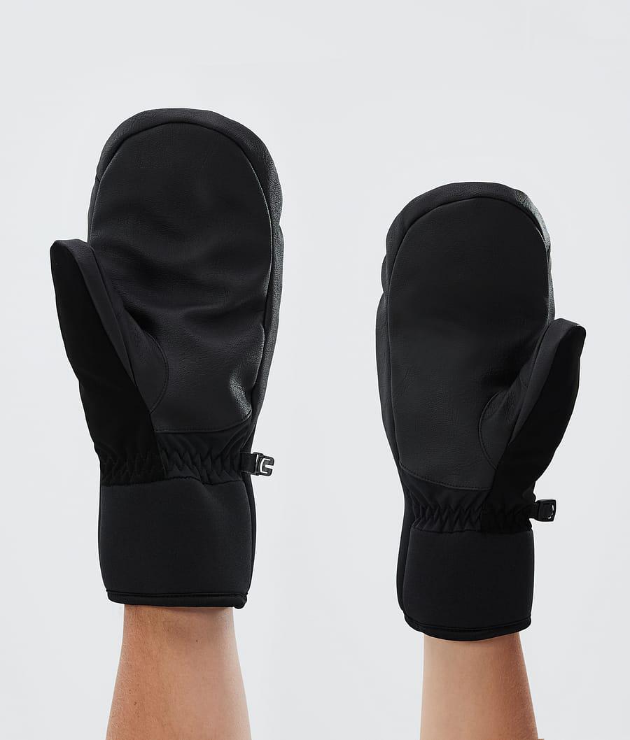 Women's Dope Ace Snow Mittens Black  USA |  PQLRY-2015