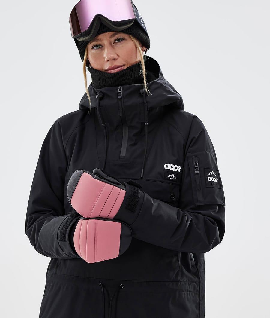 Women's Dope Ace Snow Mittens Pink  USA |  NHKRC-2571