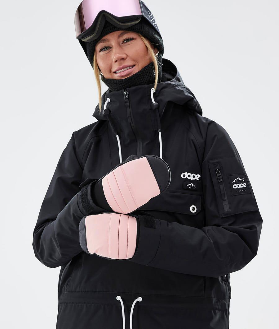 Women's Dope Ace Snow Mittens Soft Pink  USA |  VJCIX-1524