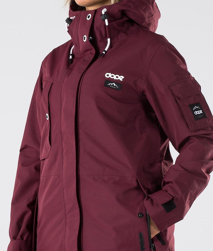 Women's Dope Adept W 2019 Snowboard Jacket Burgundy  USA |  ZNRWA-7152