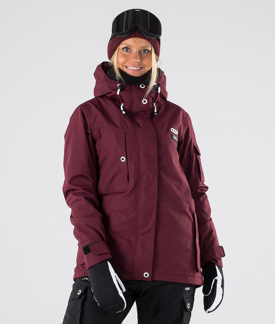 Women\'s Dope Adept W 2019 Snowboard Jacket Burgundy  USA |  ZNRWA-7152