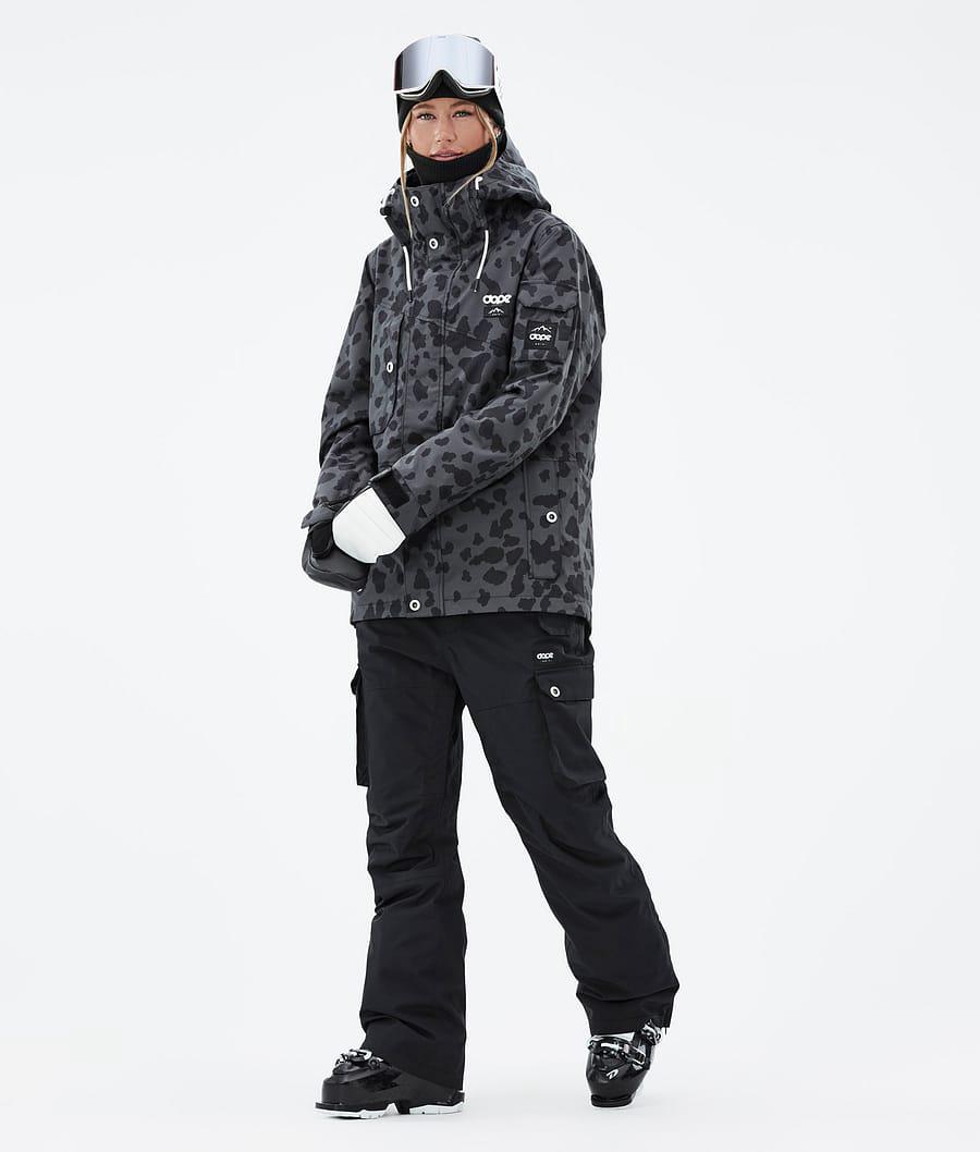 Women's Dope Adept W Ski Jacket Dots Phantom Grey  USA |  SNLAT-5083