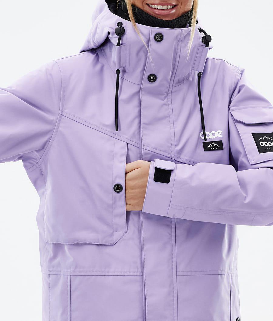 Women's Dope Adept W Ski Jacket Faded Violet Purple  USA |  DQYSC-5439