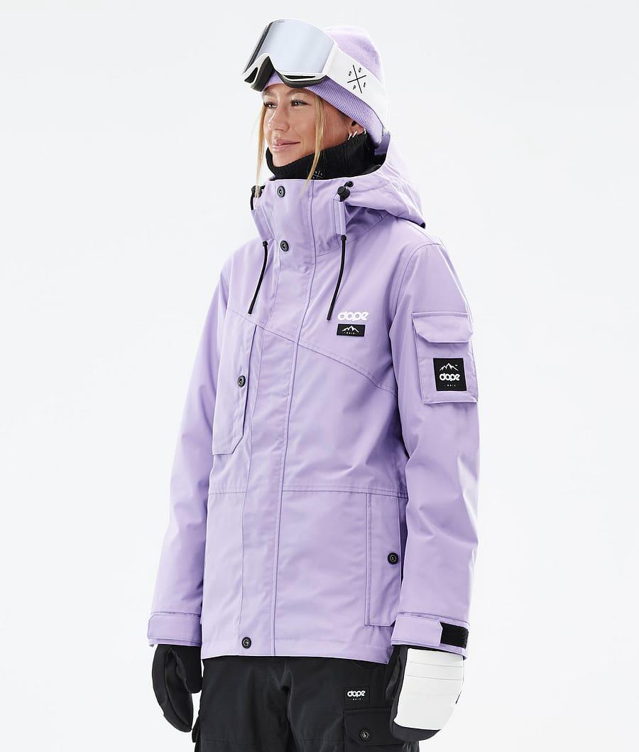 Women\'s Dope Adept W Ski Jacket Faded Violet Purple  USA |  DQYSC-5439