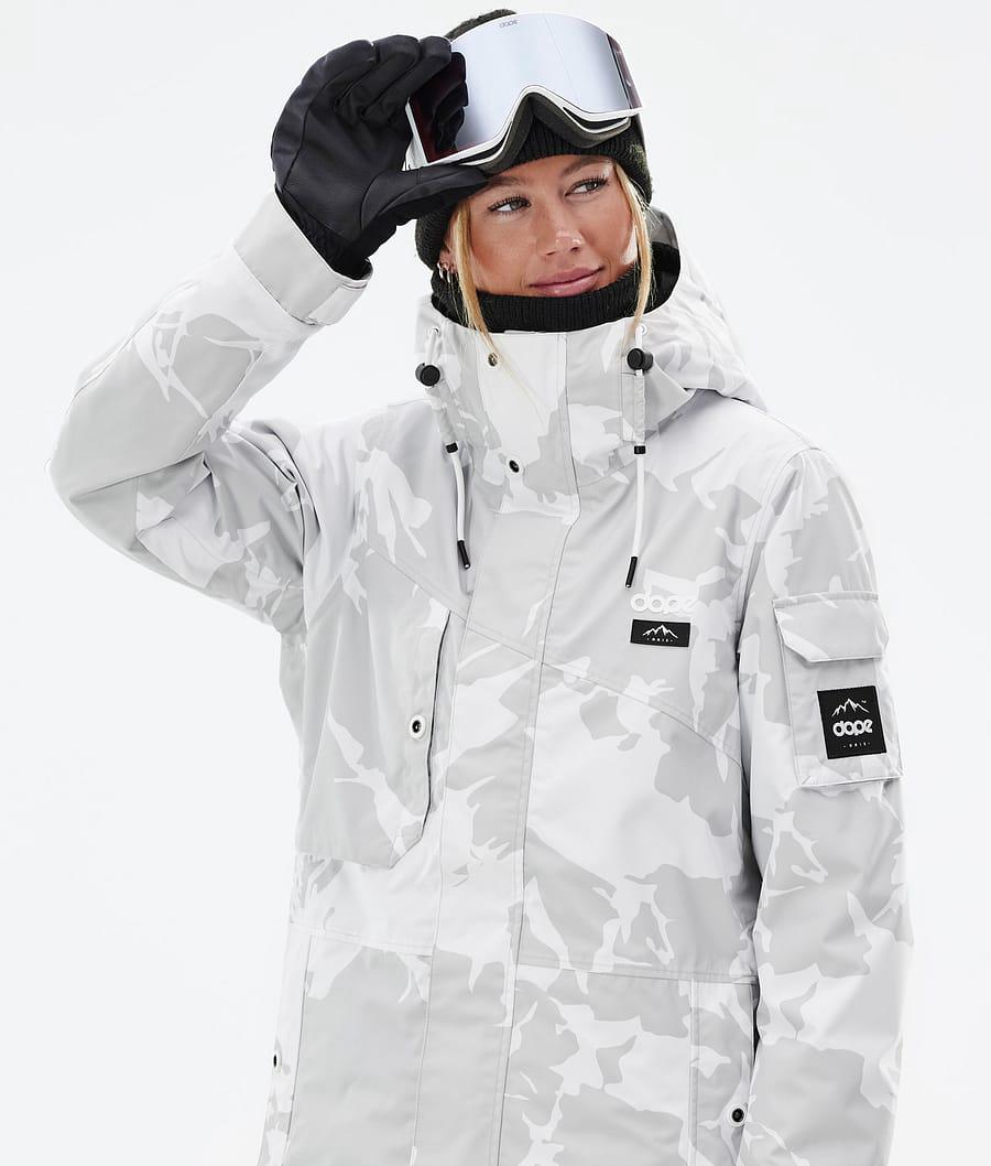 Women's Dope Adept W Ski Jacket Grey Camo  USA |  ZQIEN-6293