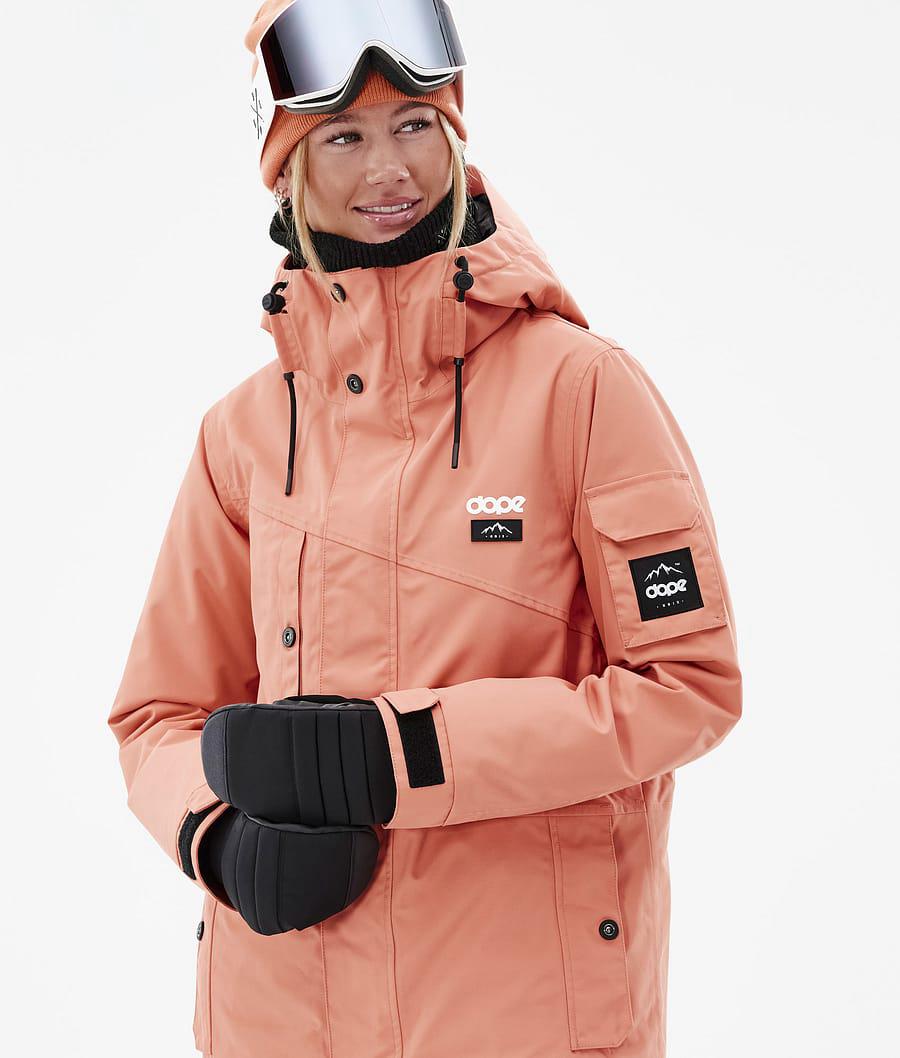 Women's Dope Adept W Ski Jacket Peach Coral  USA |  PEDRO-2759