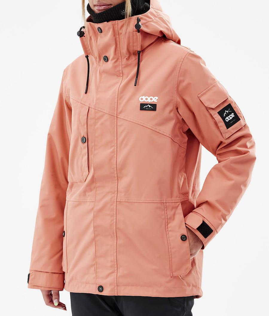 Women's Dope Adept W Ski Jacket Peach Coral  USA |  PEDRO-2759