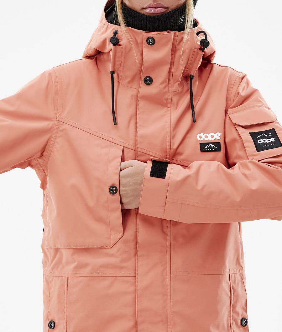 Women's Dope Adept W Ski Jacket Peach Coral  USA |  PEDRO-2759