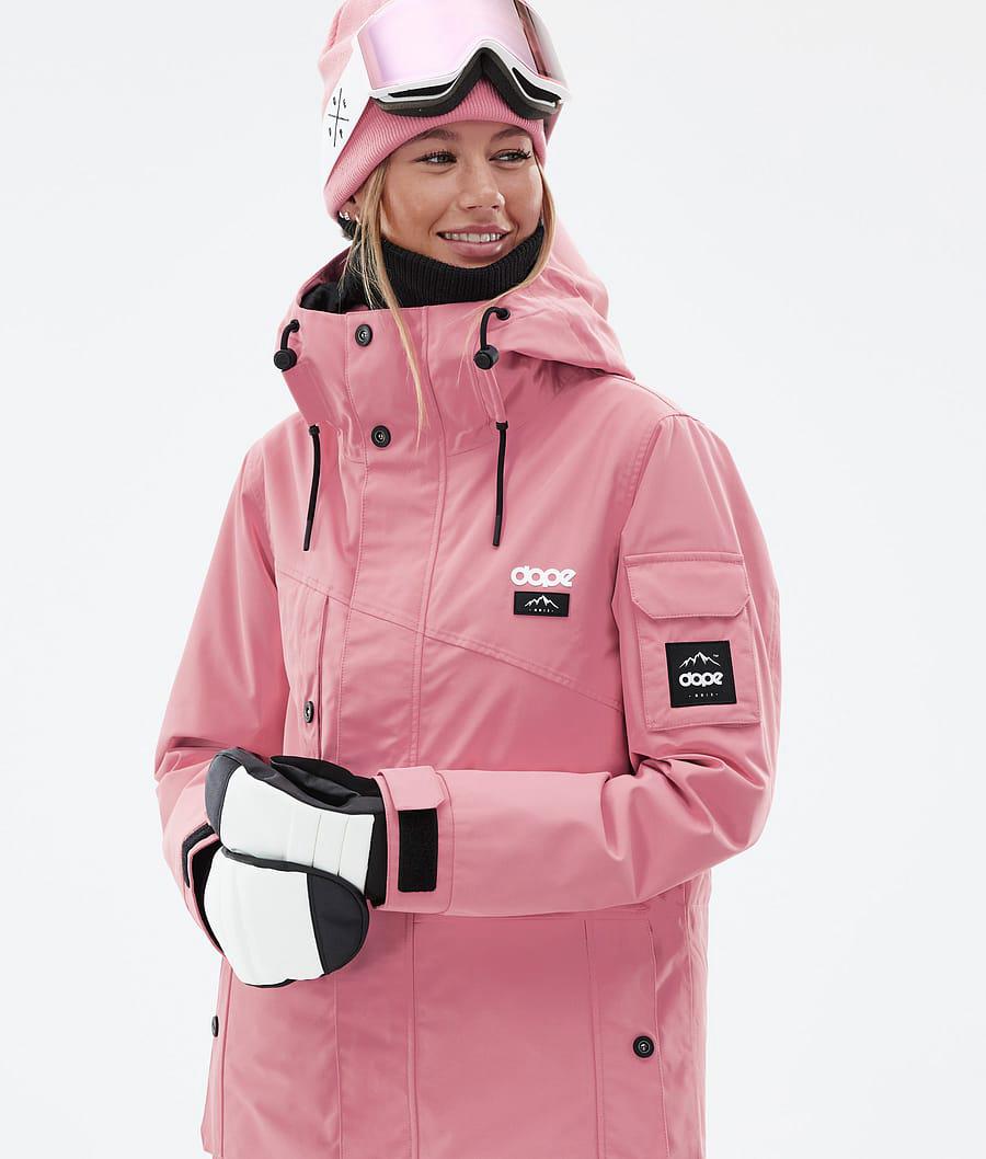 Women's Dope Adept W Ski Jacket Pink/Black  USA |  BSEIU-2563