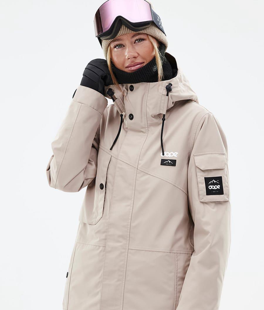 Women's Dope Adept W Ski Jacket Sand Beige  USA |  TGKCN-9014