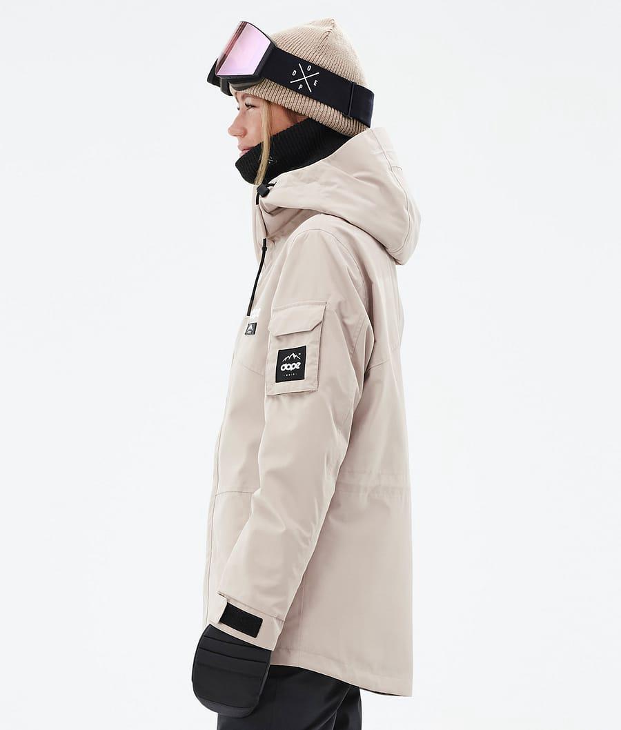 Women's Dope Adept W Ski Jacket Sand Beige  USA |  TGKCN-9014