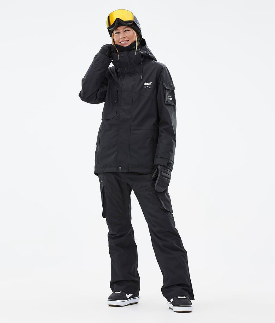 Women's Dope Adept W Snowboard Jacket Black  USA |  NUPJS-7238