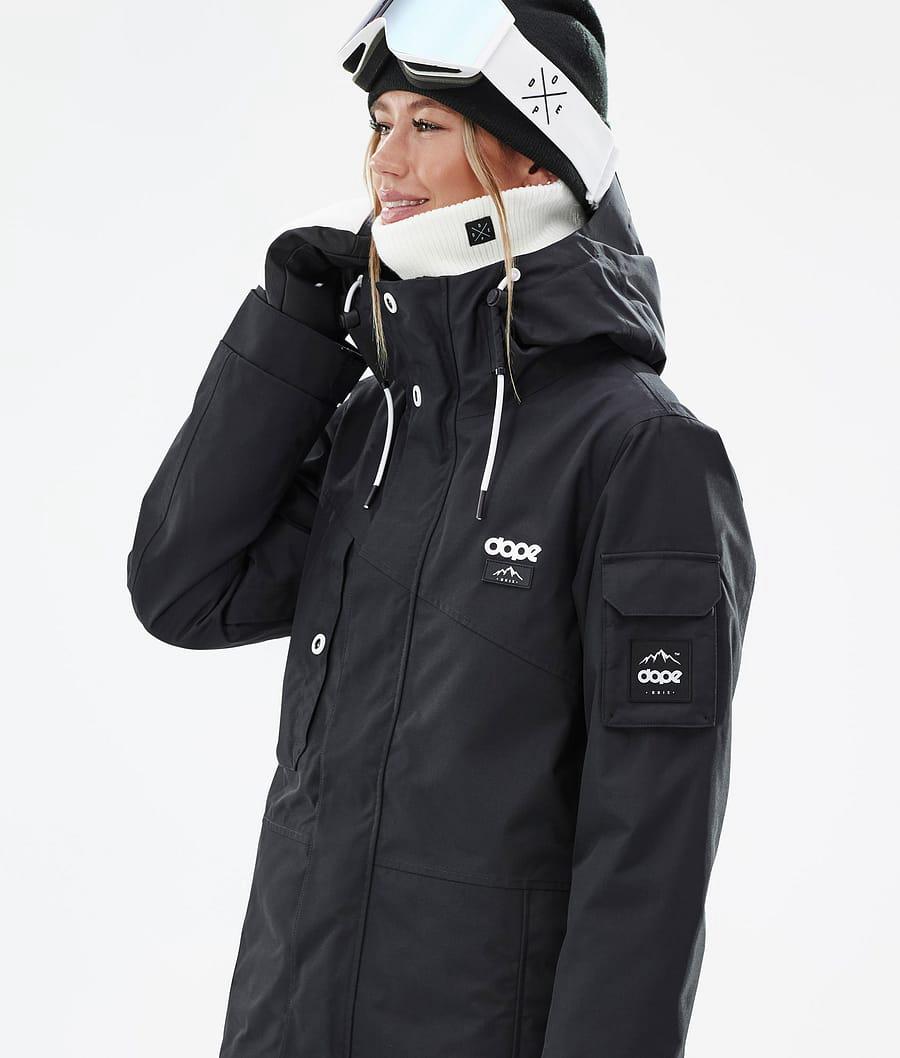 Women's Dope Adept W Snowboard Jacket Black  USA |  XEGQC-4253