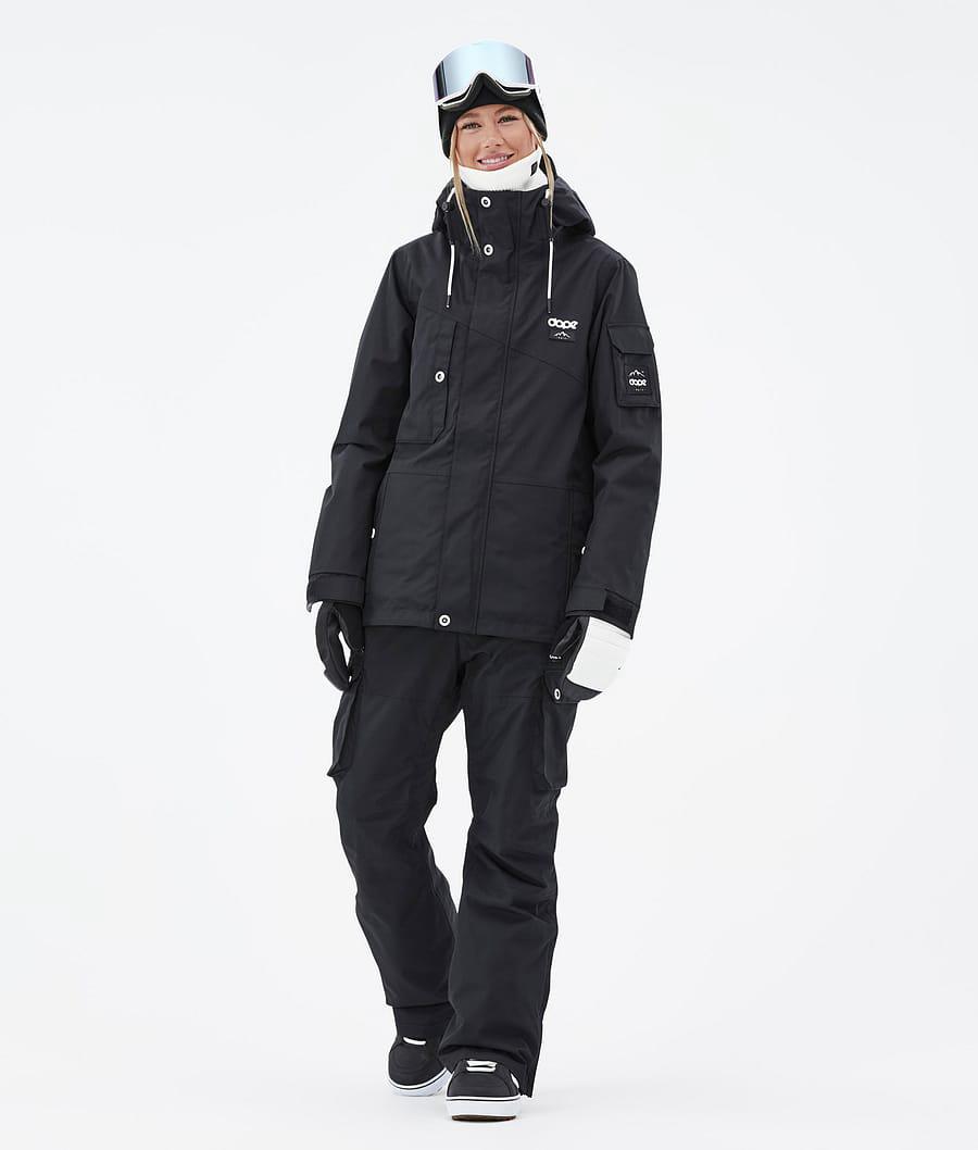 Women's Dope Adept W Snowboard Jacket Black  USA |  XEGQC-4253