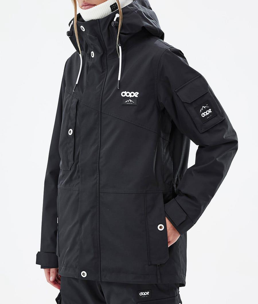 Women's Dope Adept W Snowboard Jacket Black  USA |  XEGQC-4253