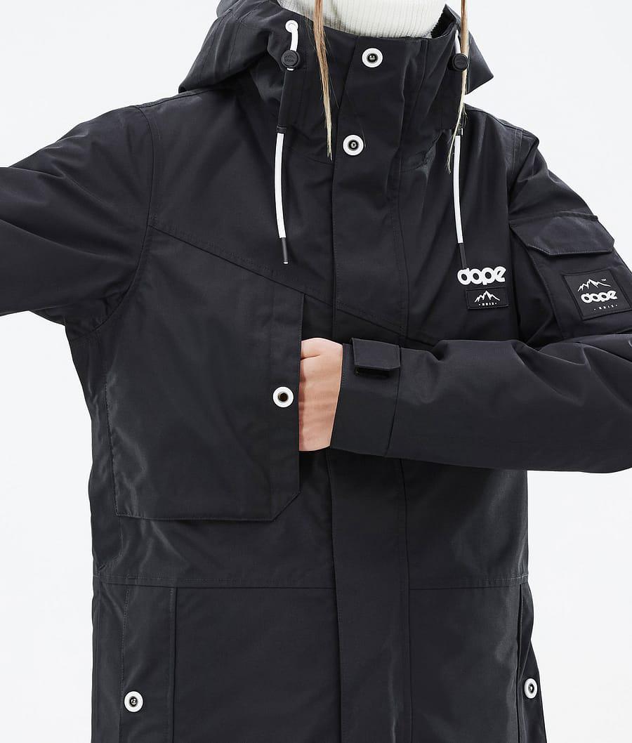 Women's Dope Adept W Snowboard Jacket Black  USA |  XEGQC-4253