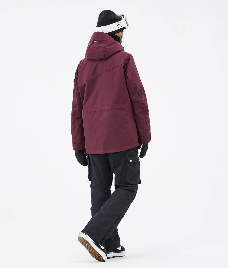 Women's Dope Adept W Snowboard Jacket Burgundy  USA |  IGJEC-0425