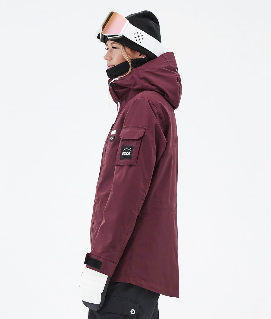 Women's Dope Adept W Snowboard Jacket Burgundy  USA |  IGJEC-0425