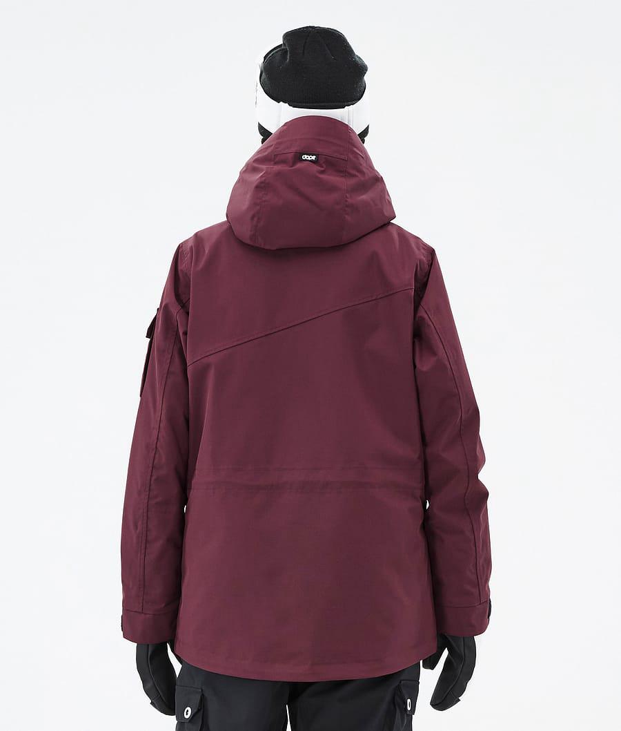 Women's Dope Adept W Snowboard Jacket Burgundy  USA |  IGJEC-0425