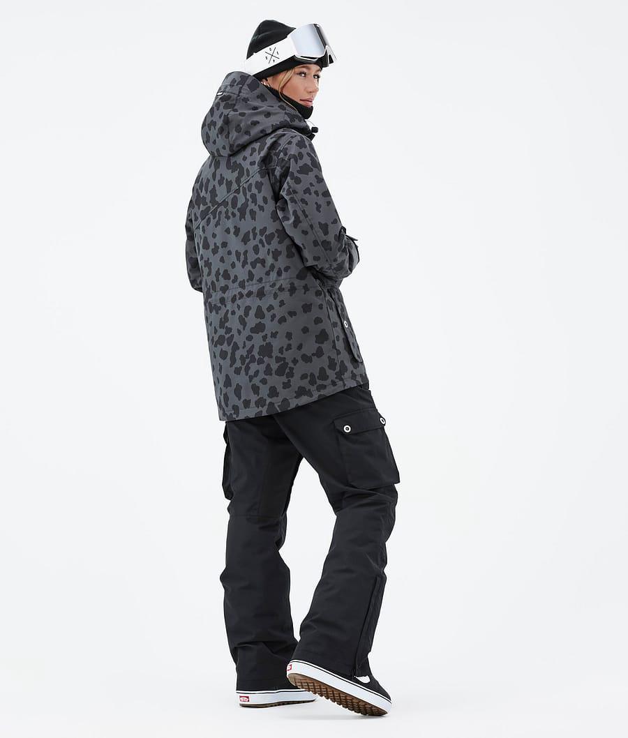 Women's Dope Adept W Snowboard Jacket Dots Phantom Grey  USA |  MOIAZ-3165