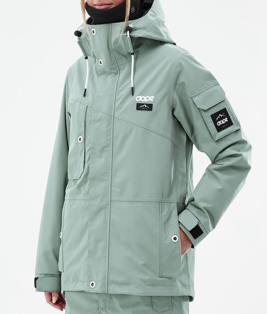 Women's Dope Adept W Snowboard Jacket Faded Green  USA |  TGDIQ-6473