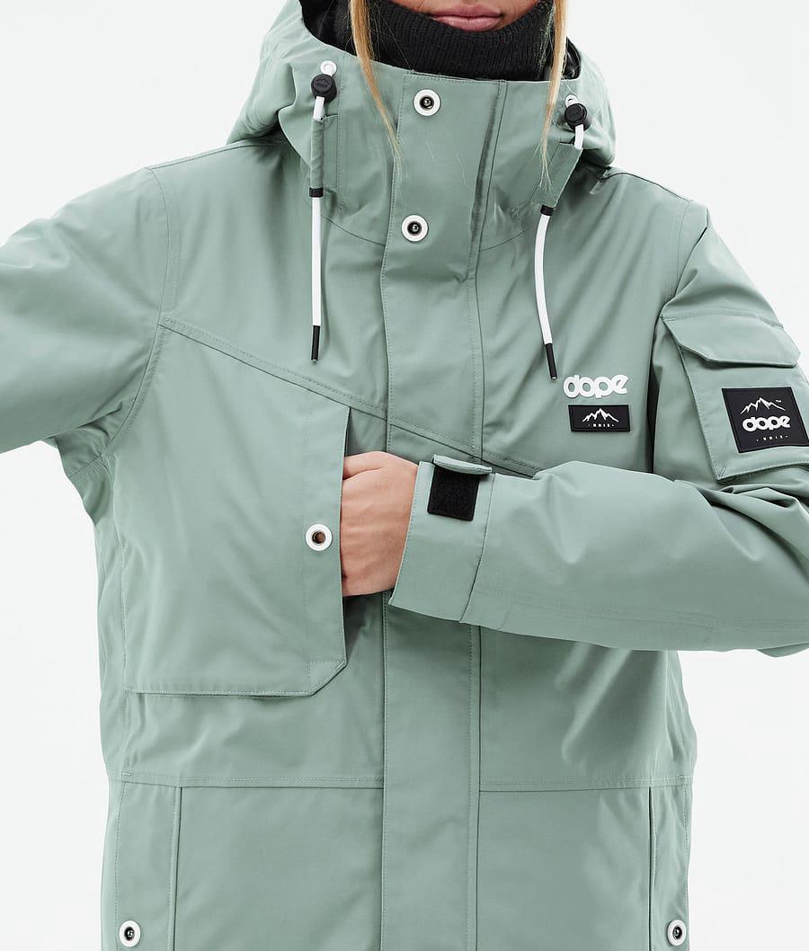 Women's Dope Adept W Snowboard Jacket Faded Green  USA |  TGDIQ-6473