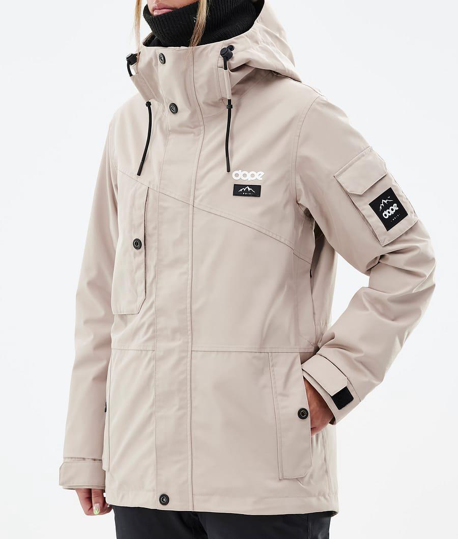 Women's Dope Adept W Snowboard Jacket Sand Beige  USA |  VLAYJ-0458