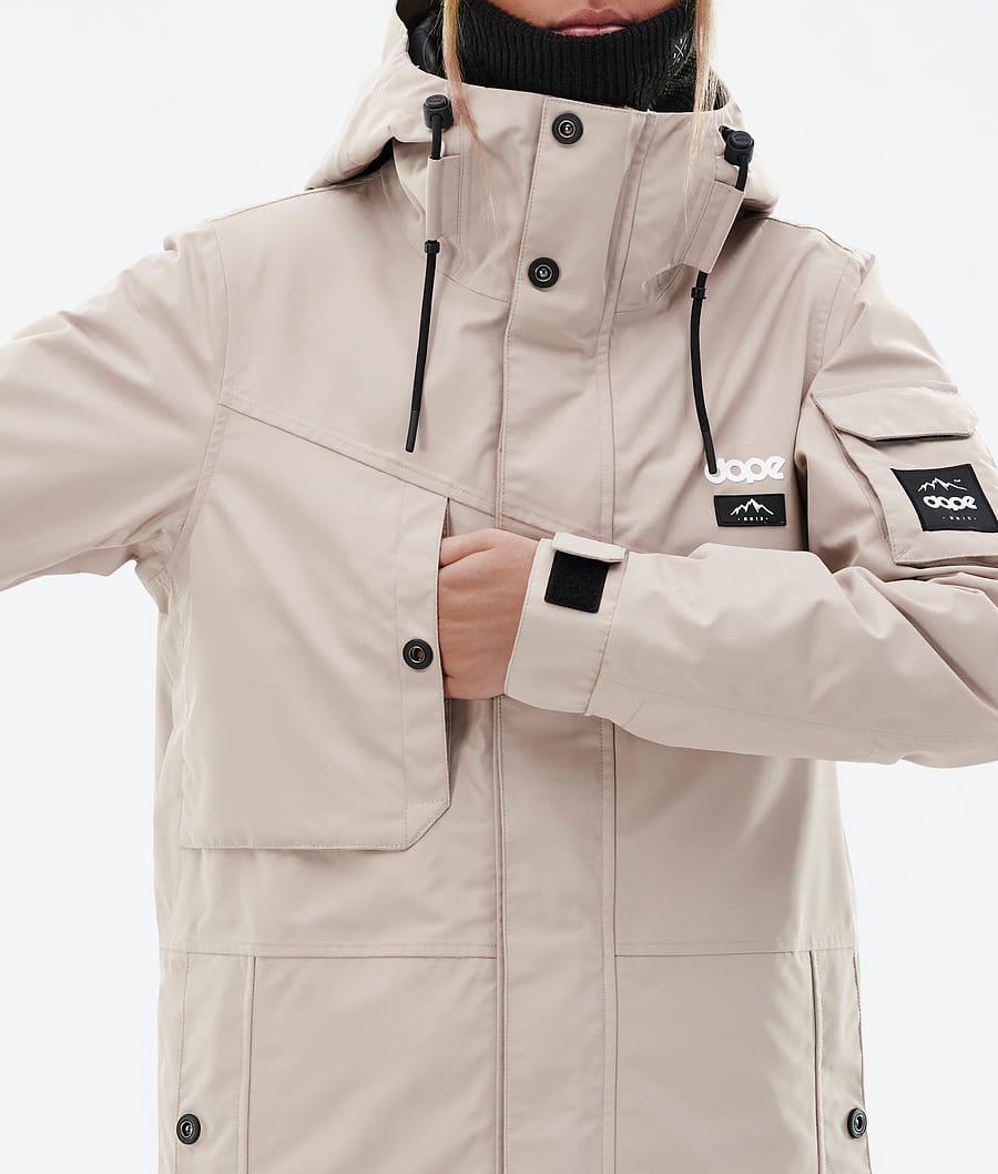 Women's Dope Adept W Snowboard Jacket Sand Beige  USA |  VLAYJ-0458