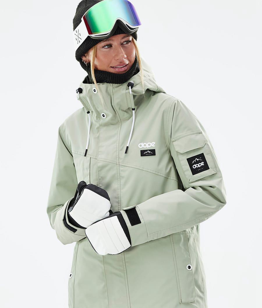 Women's Dope Adept W Snowboard Jacket Soft Green  USA |  MGHZN-9218