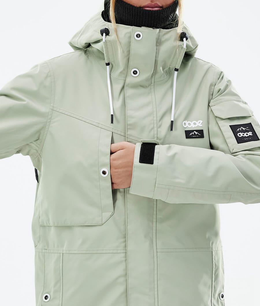 Women's Dope Adept W Snowboard Jacket Soft Green  USA |  MGHZN-9218