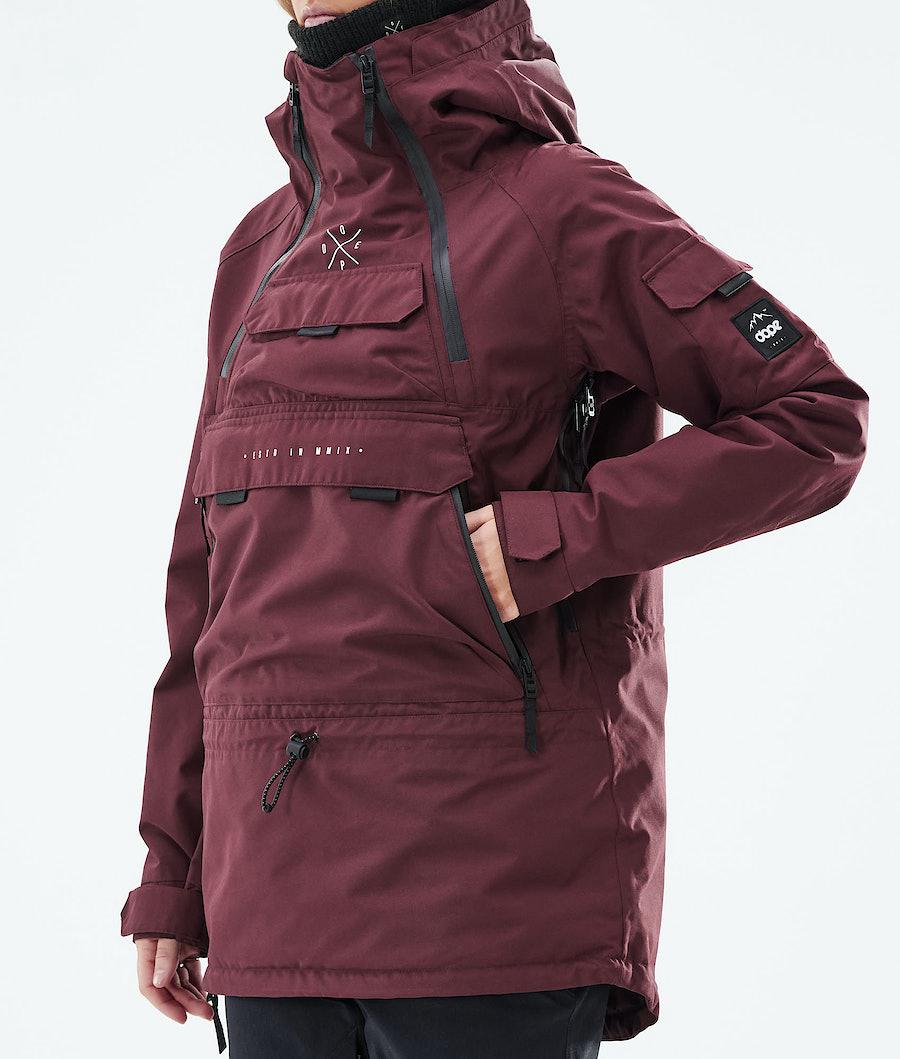 Women's Dope Akin W 2019 Snowboard Jacket Burgundy  USA |  FYNCV-6471