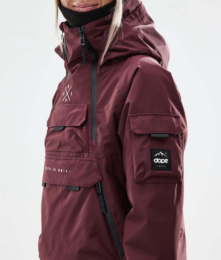 Women's Dope Akin W 2021 Ski Jacket Burgundy  USA |  JETCB-8519