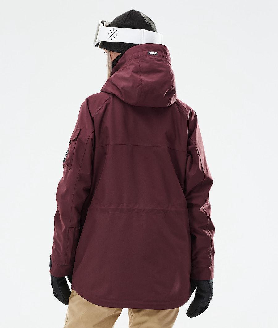 Women's Dope Akin W 2021 Ski Jacket Burgundy  USA |  JETCB-8519