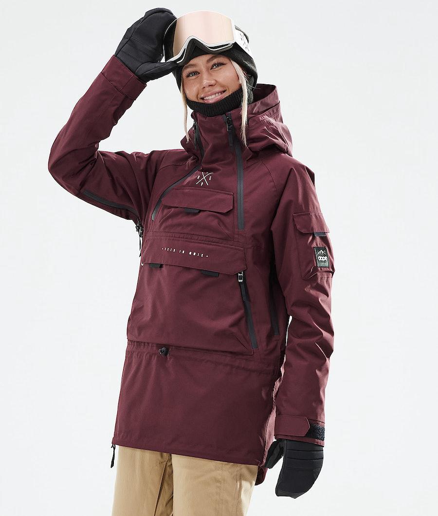 Women\'s Dope Akin W 2021 Ski Jacket Burgundy  USA |  JETCB-8519