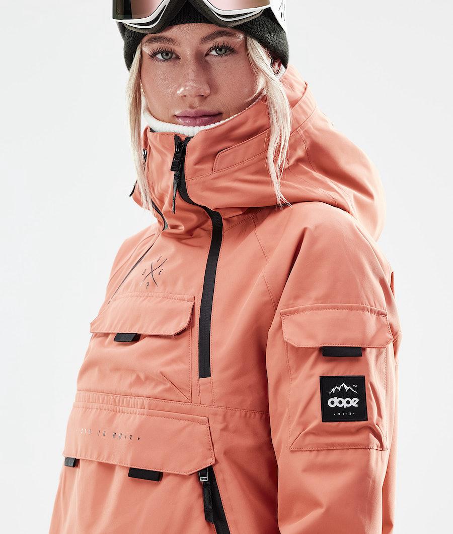 Women's Dope Akin W 2021 Ski Jacket Peach Coral  USA |  VMXTA-7364