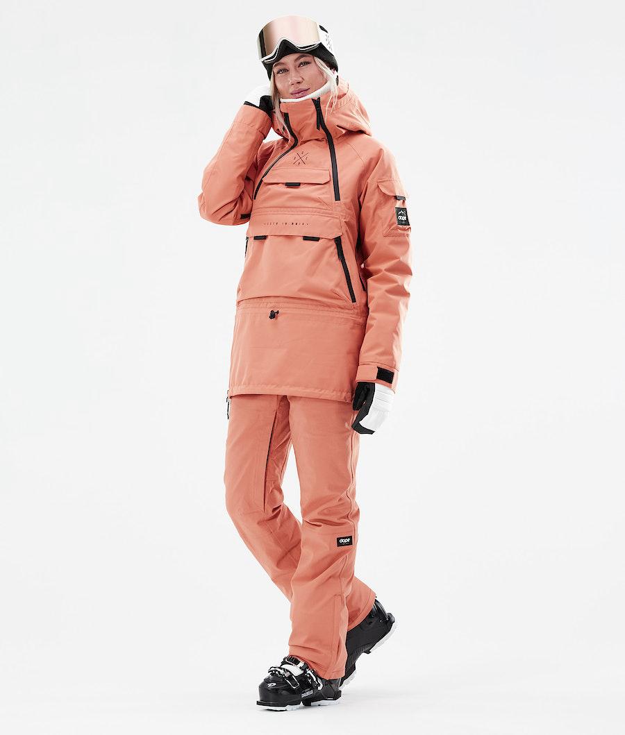 Women's Dope Akin W 2021 Ski Jacket Peach Coral  USA |  VMXTA-7364