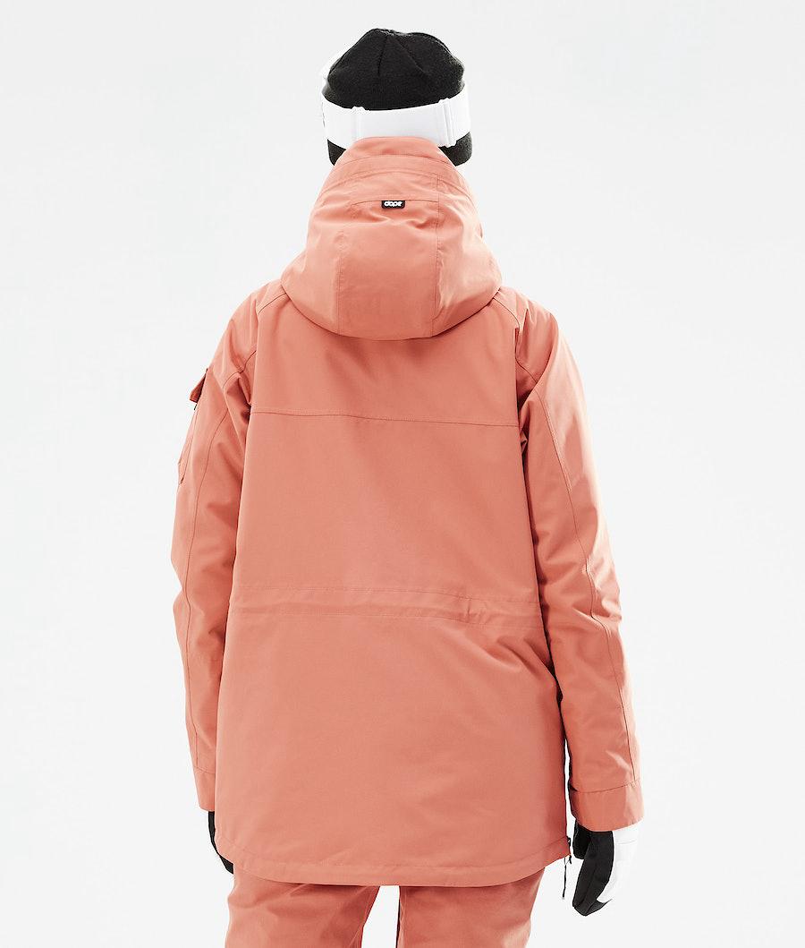 Women's Dope Akin W 2021 Ski Jacket Peach Coral  USA |  VMXTA-7364