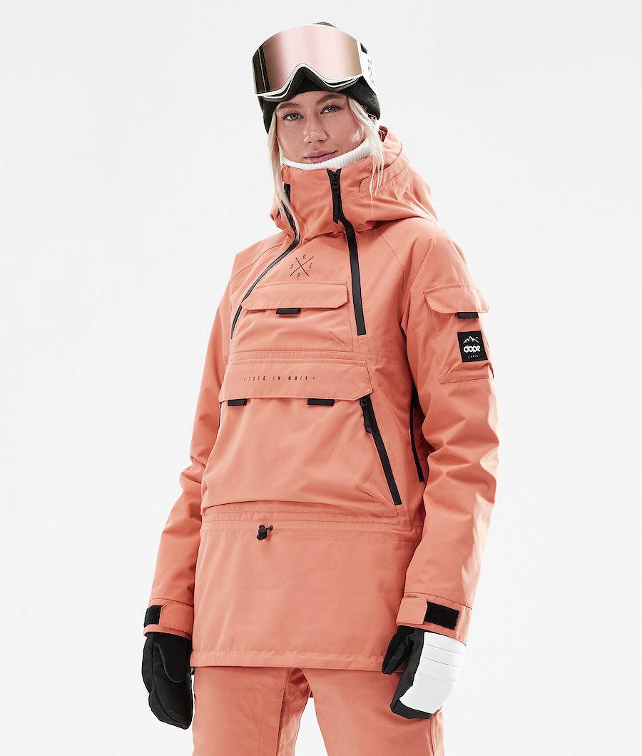 Women\'s Dope Akin W 2021 Ski Jacket Peach Coral  USA |  VMXTA-7364