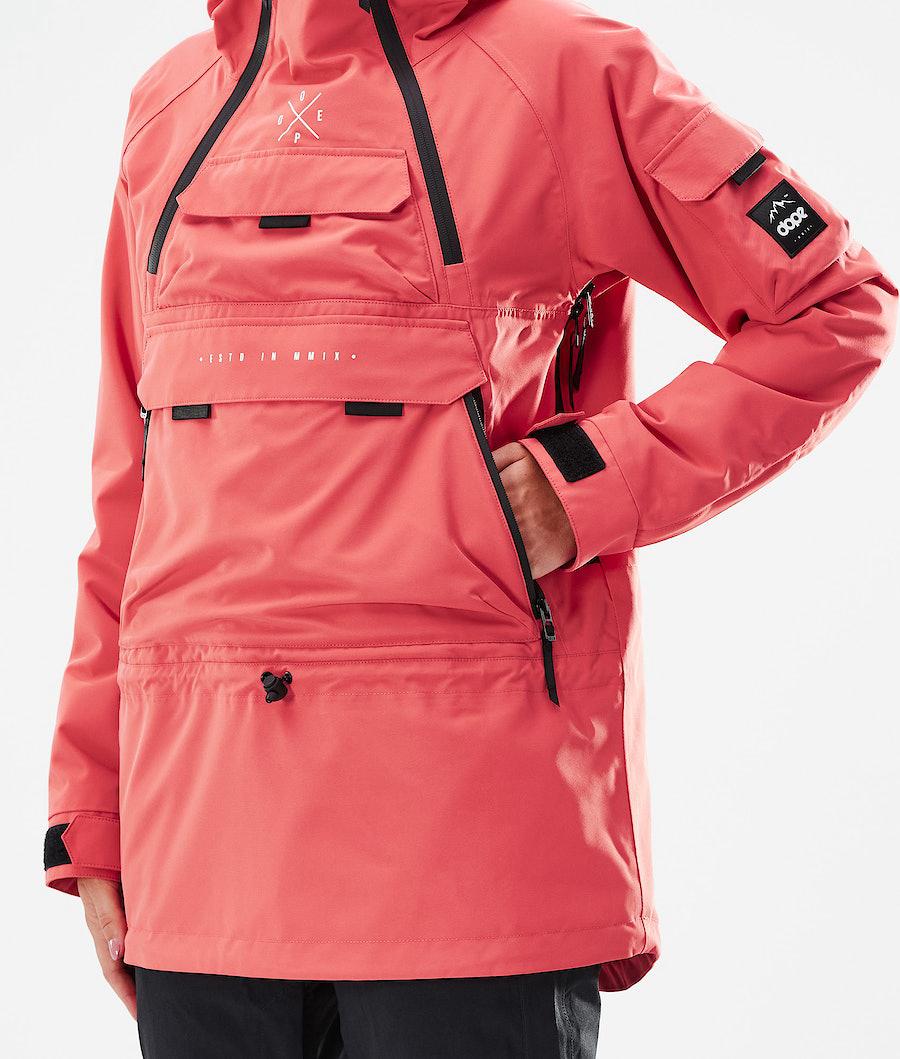 Women's Dope Akin W 2021 Snowboard Jacket Coral  USA |  KHACW-4860