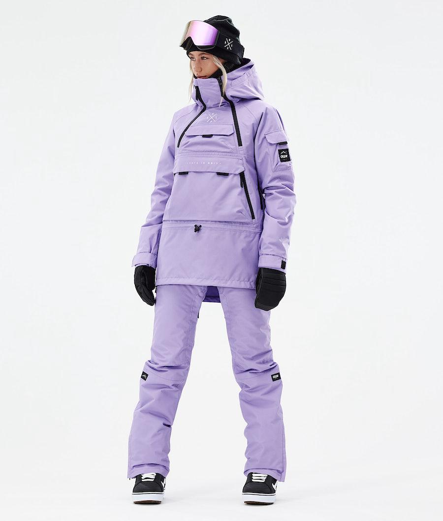 Women's Dope Akin W 2021 Snowboard Jacket Faded Violet Purple  USA |  ZHQUJ-0561